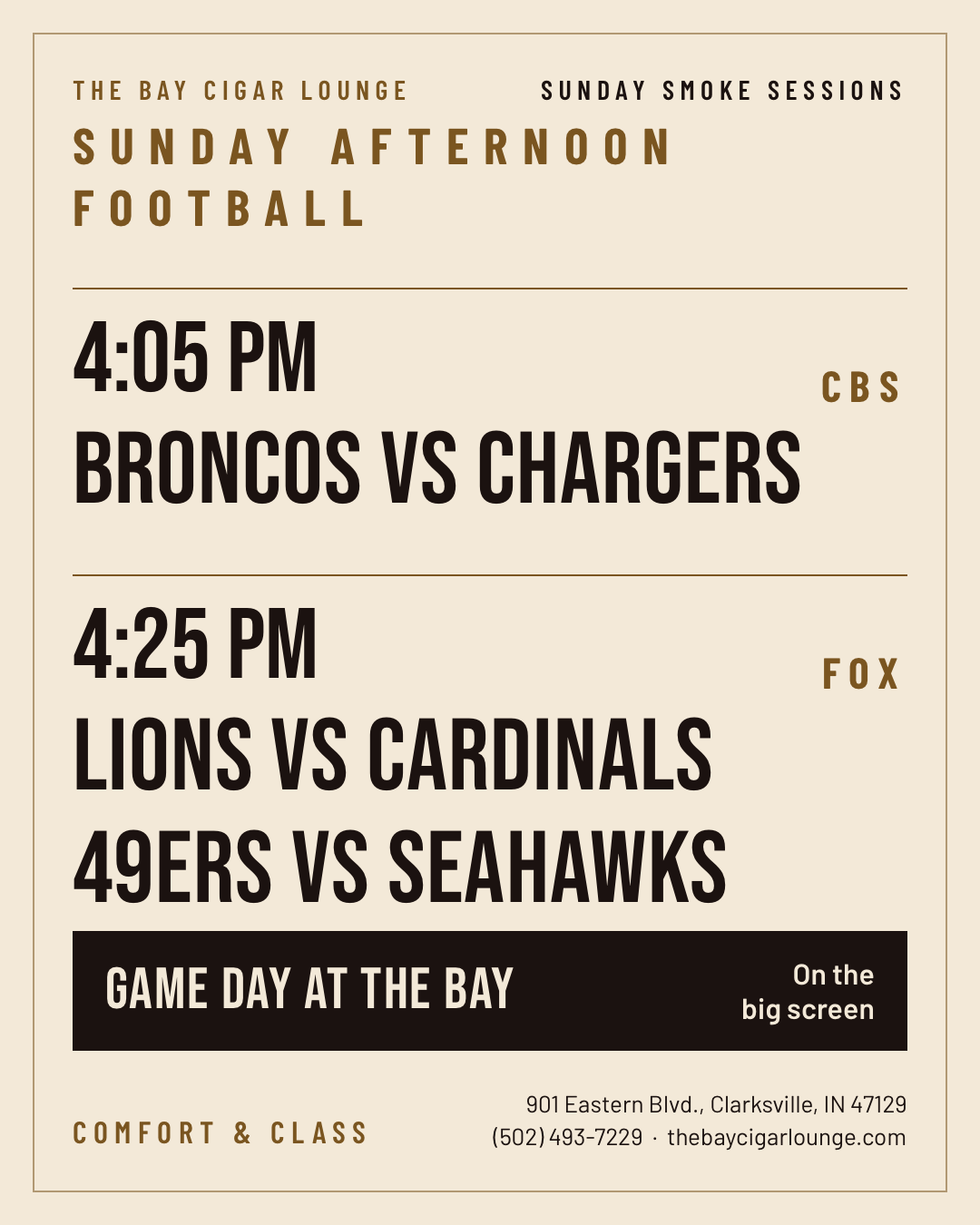 Game Day Promo
