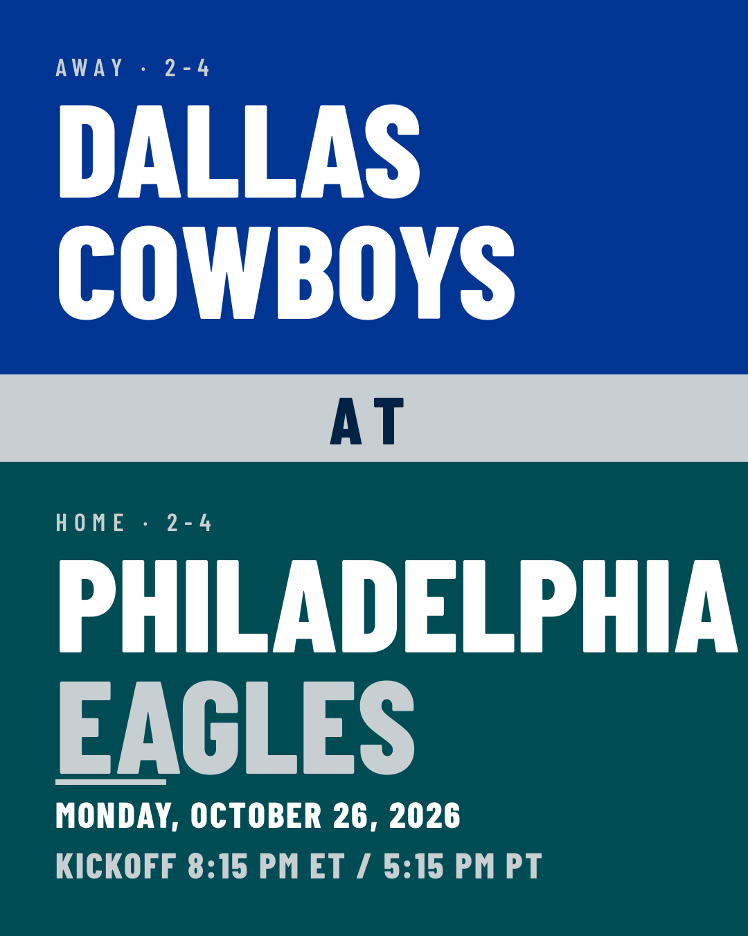 game day flyer